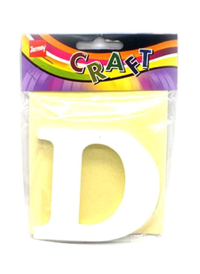 Generic Wooden Letter White  - Image 1