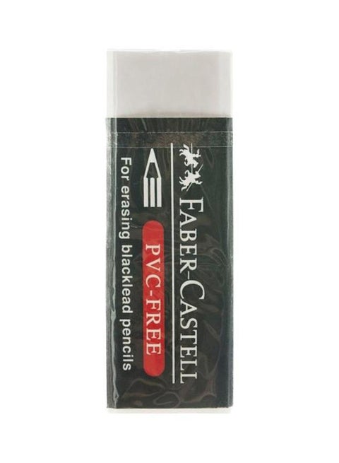 Faber-Castell-Eraser Pvc-Free White