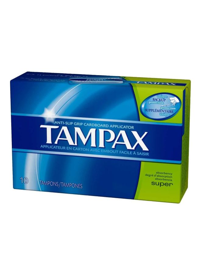 Tampax 10-Piece Super Absorbtion Tampon