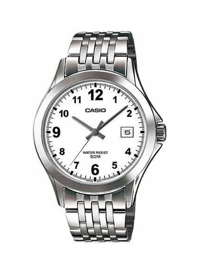 CASIO Men's Enticer Analog Watch MTP-1380D-7BVDF - 33 mm - Silver - Image 1