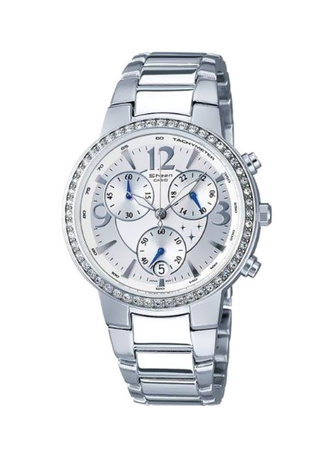 كاسيو ساعة يد كورونوغراف طراز SHN-5006D-7ADS للنساء - Image 1