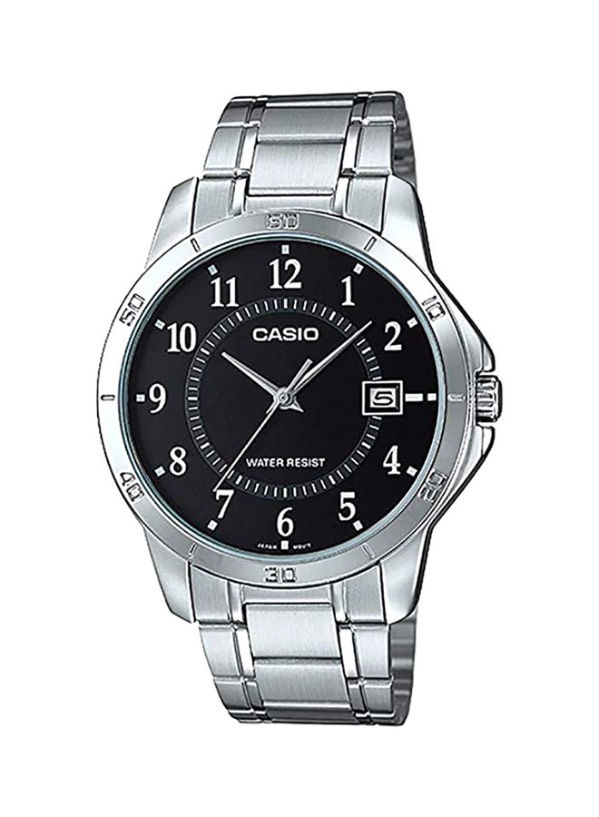 CASIO Men's Stainless Steel Analog Watch MTP-V004D-1B - 42 mm - Silver - Image 1