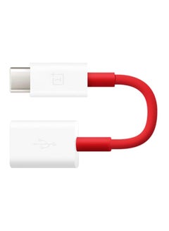OnePlus Type-C OTG Cable Red/White  - Image 1