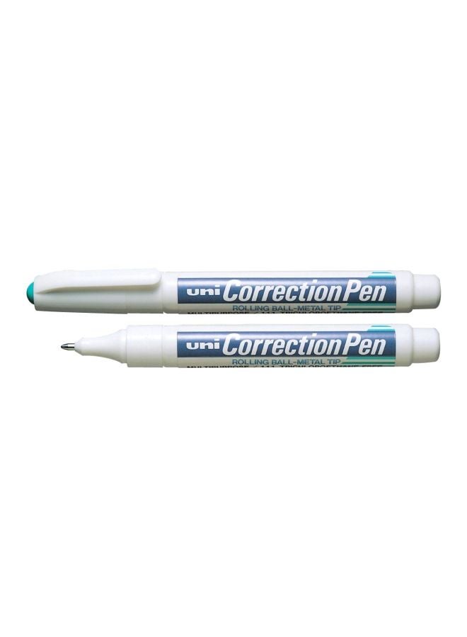 Uniball Corrector Pen 8Mm Clp300 White/Blue 