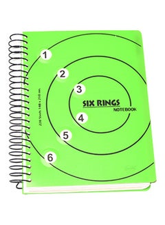 Yassin 225-Sheet Notebook Green/White/Black 