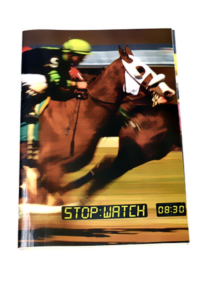 ياسين دفتر ورقي 40 صفحة مقاس A4 بني/أسود