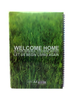 Yassin 60-Sheet A4 Paper Note Book Green  - Image 1