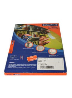 Pack Of 100 Label Print Without Margin Paper