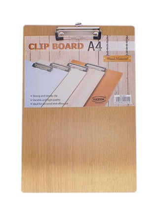Wooden Clipboard Beige - v1563722587/N28530172A_1