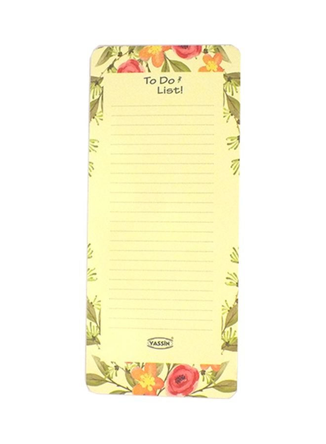 ياسين - دفتر لقائمة To Do List متعدد الأغراض متعدد الألوان - Image 1