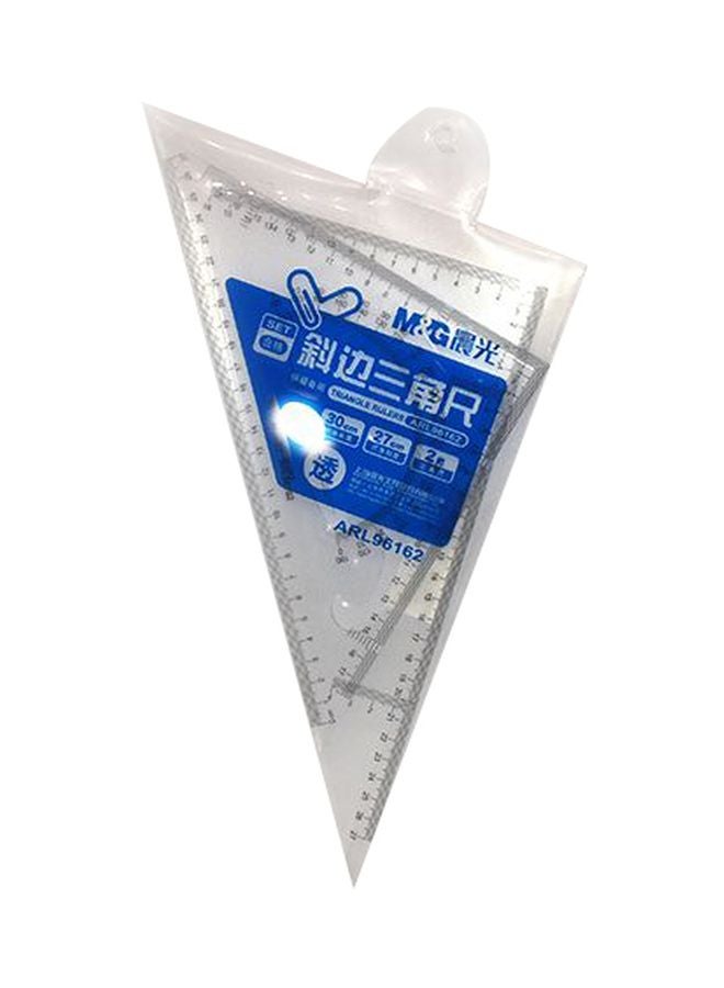 ام اند جي مجموعة مثلثات هندسية شفاف