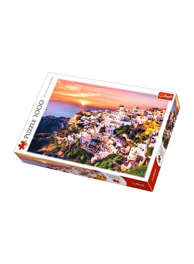 Trefl - 1000-Piece Sunset Over Santorini Jigsaw Puzzle - Image 1