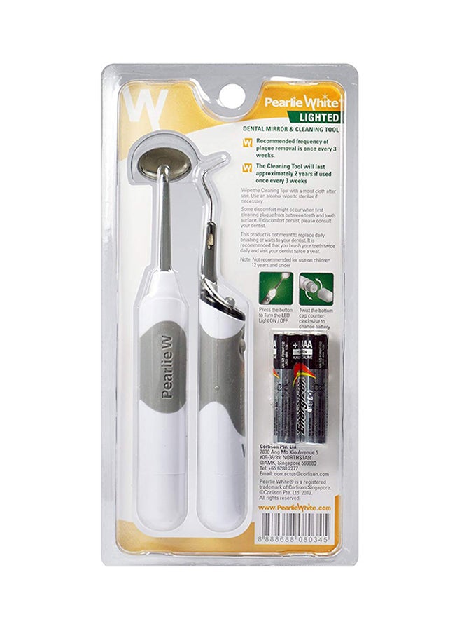 Pearlie White Dental Mirror And Cleaning Tool - Image 2