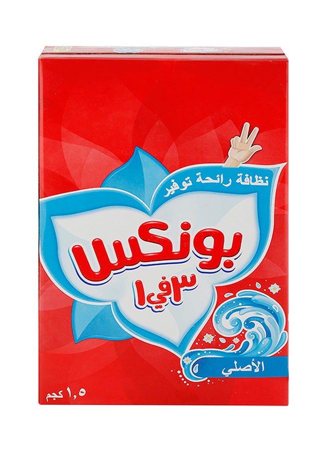 BONUX - 3-In-1 Original Washing Powder 1.5kg - Image 1