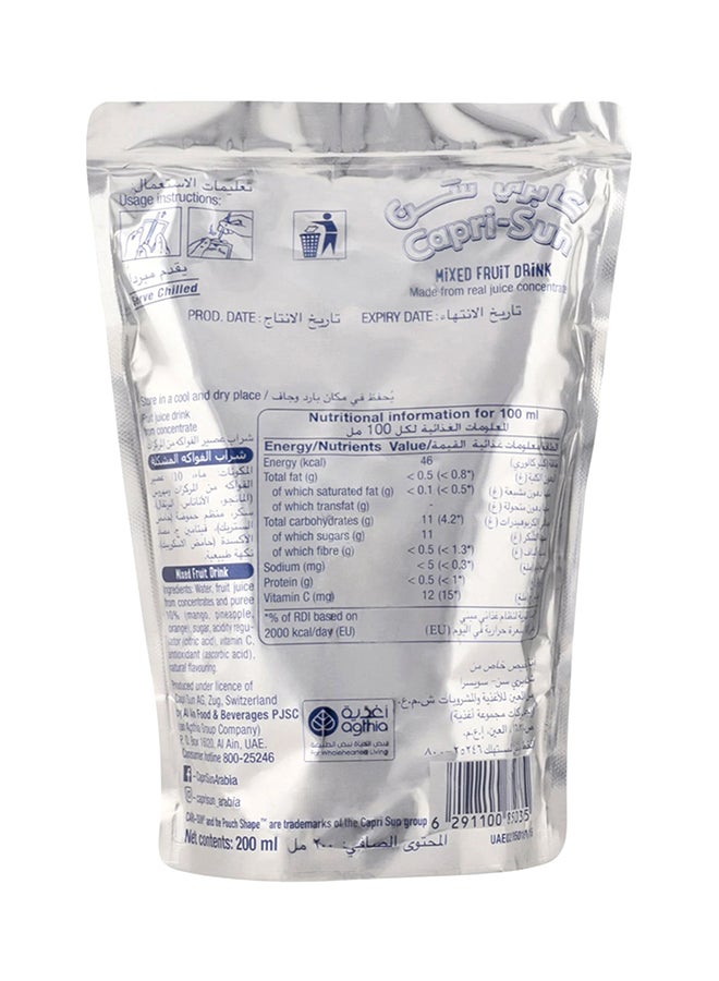 Capri-Sun - Mixed Fruit Drink Pouch With Straw Inserted 200ml - Image 1