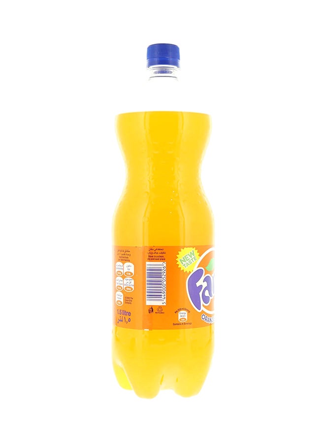 فانتا مشروب غازي في زجاجة مصنوعة من بولي إيثيلين تيرفثالات برتقالي 1.5لترات - Image 3