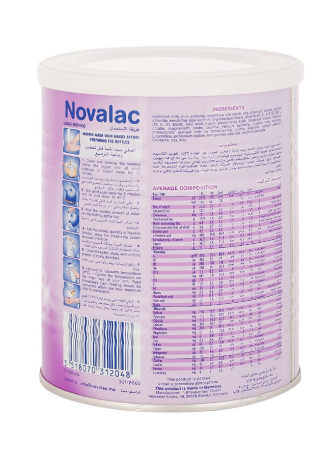 Novalac - IT 1 Infant Formula Milk 400grams - Image 1