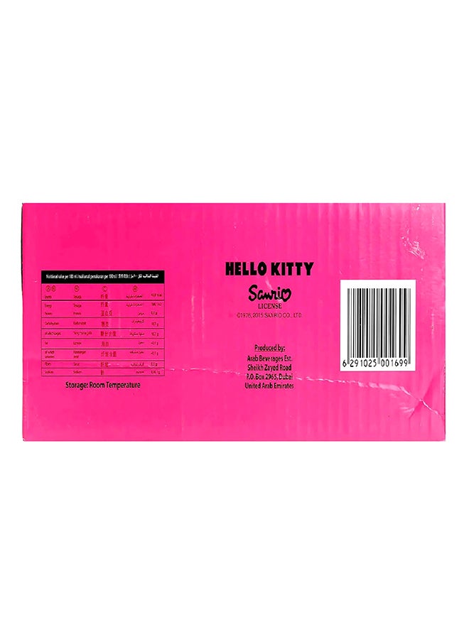 Junior Hello Kitty Apple And Strawberry Juice 200ml pack_of_10