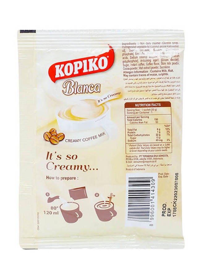 Kopiko - Blanca Creamy Coffee Mix 30grams - Image 1