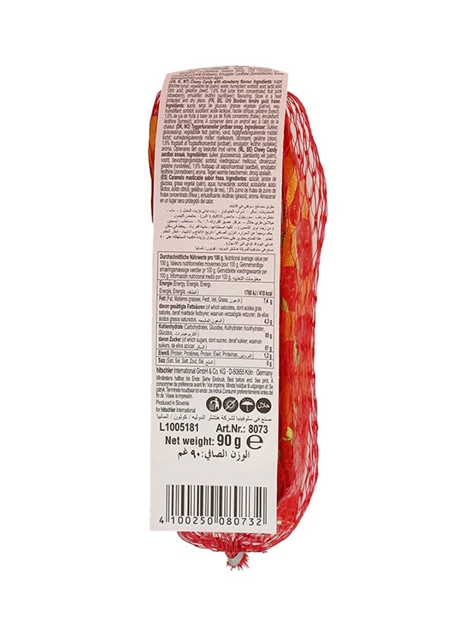 Hitschler - Softi Chewy Candy Strips Strawberry 90grams - Image 1