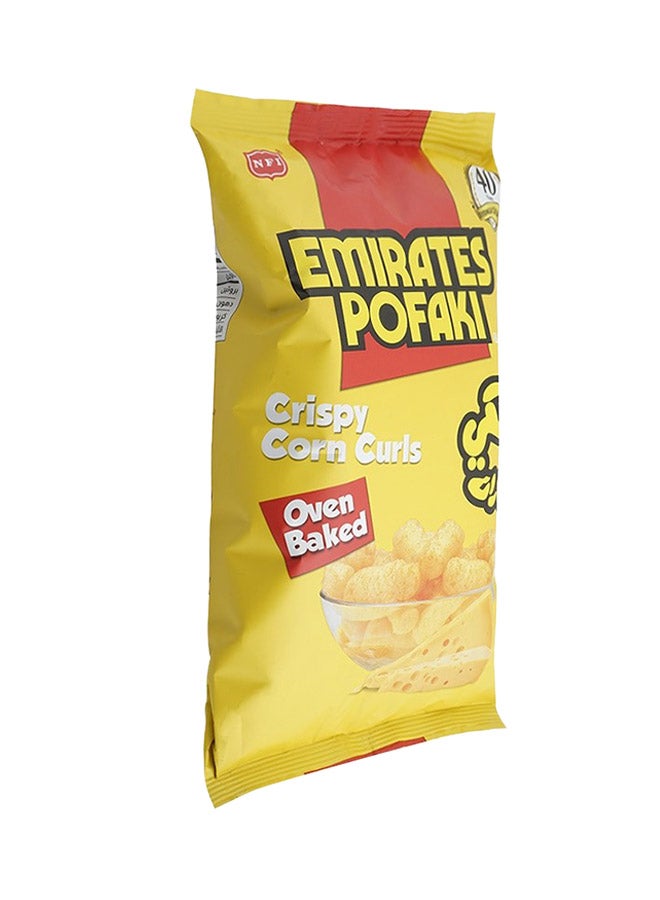 Emirates Pofaki Pofaki Cheese Flavor Crispy Corn Curls 80grams - Image 3