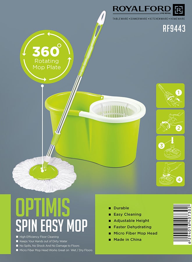 Royalford - Optimistic Spin Easy Mop With Bucket Assorted Color - Image 1