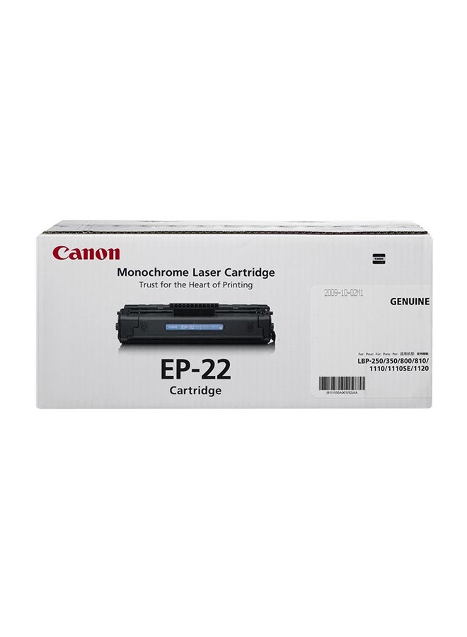 Canon EP22 Toner For Printer Black - Image 3