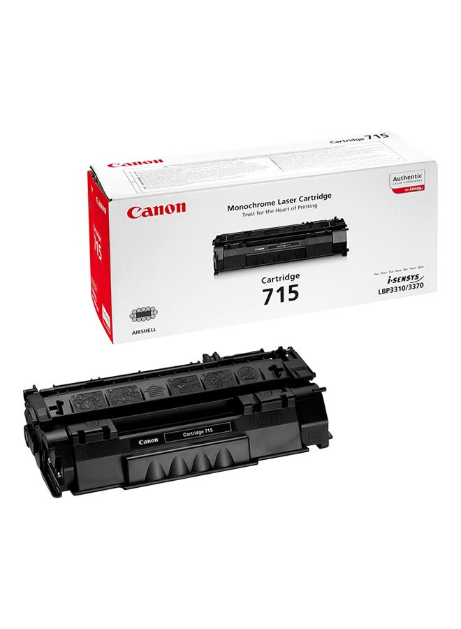 كانون خرطوشة حبر للطابعات طراز 715 أسود