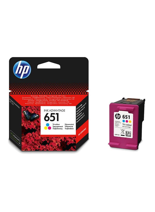 HP 651 C2P11AE Ink For Printers Multicolour 