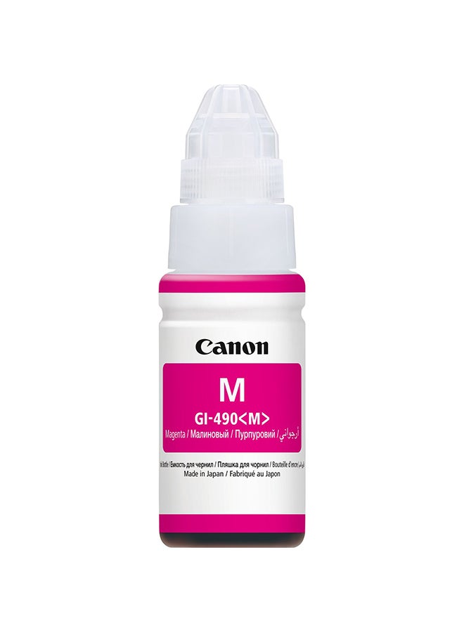 Canon GI-490 Printer Ink Refill Bottle Magenta - Image 1