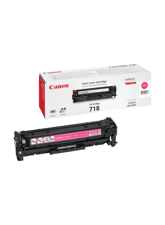 Canon 718 Toner For Printer Magenta - Image 2