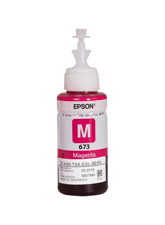 EPSON Ink T6733 For L800 Magenta 