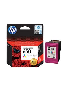 HP 650 Tri-Color Ink Cartridge Multicolour 