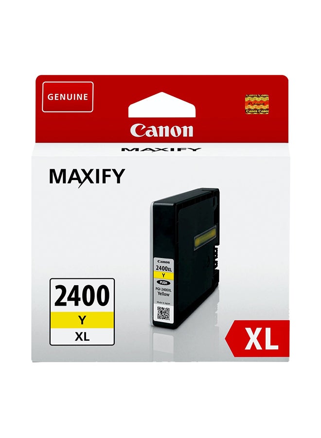 كانون خرطوشة حبر للطابعات طراز  PGI-2400 XL أصفر