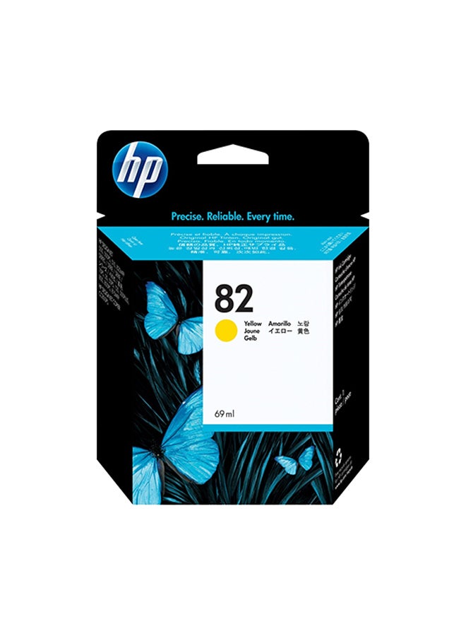HP 82 69ML C4913A Ink For Printers Yellow