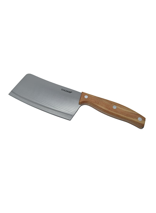 Generic Professional Kitchen Chef Knife Silver/Brown 6.5inch  - Image 1