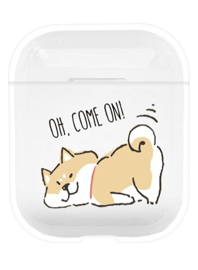 Ectownugs Cute Cartoon Pattern Protective Case Cover For Apple AirPods 2 2019 White