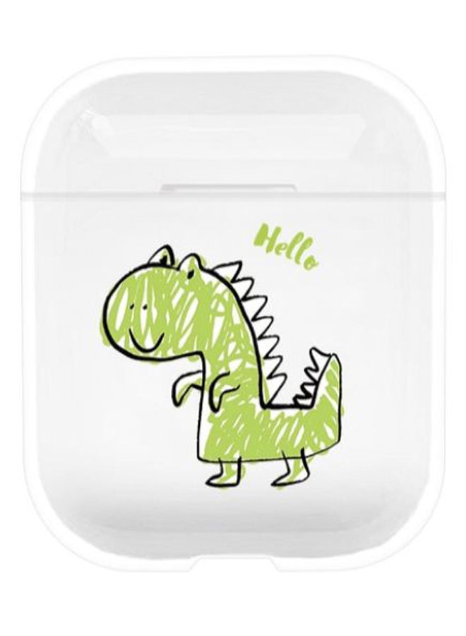 Ectownugs Cute Cartoon Pattern Protective Case Cover For Apple AirPods 2 2019 White