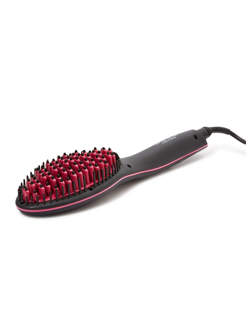 MTT Beauty Saloon Straightening Brush Black/Pink - Image 1