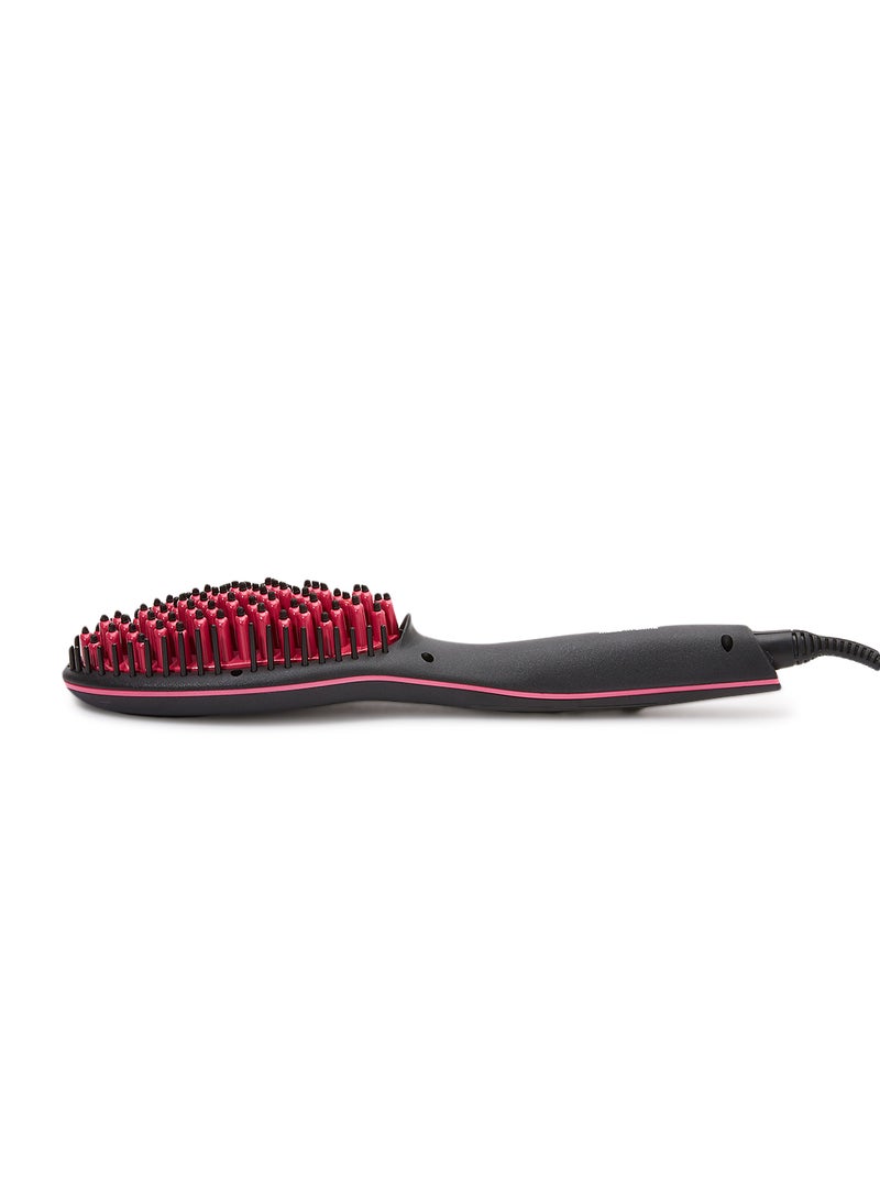 MTT Beauty Saloon Straightening Brush Black/Pink - Image 2