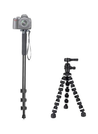 Rugged Tripod And Versatile Monopod With Accessories Black - v1563791159/N28452843A_1