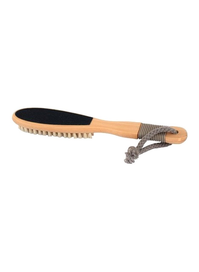 Foot File With Pedicure Brush Beige 30cm