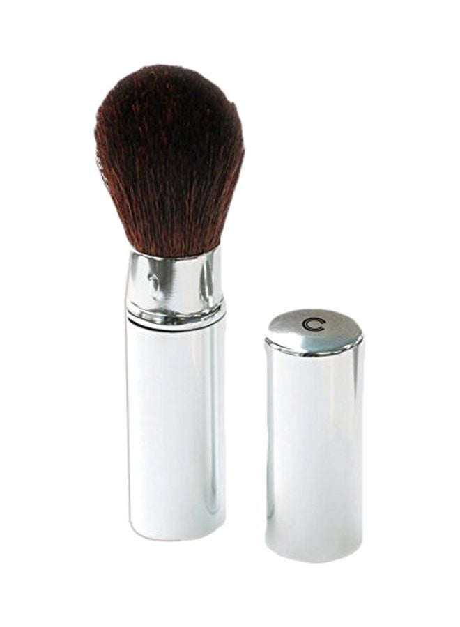 Face Blusher Brush Silver/Brown