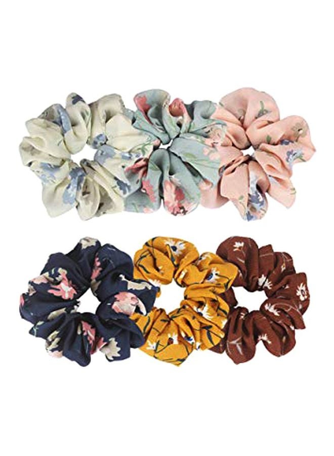 Basicare 30-Piece Hair Scrunchies Multicolor