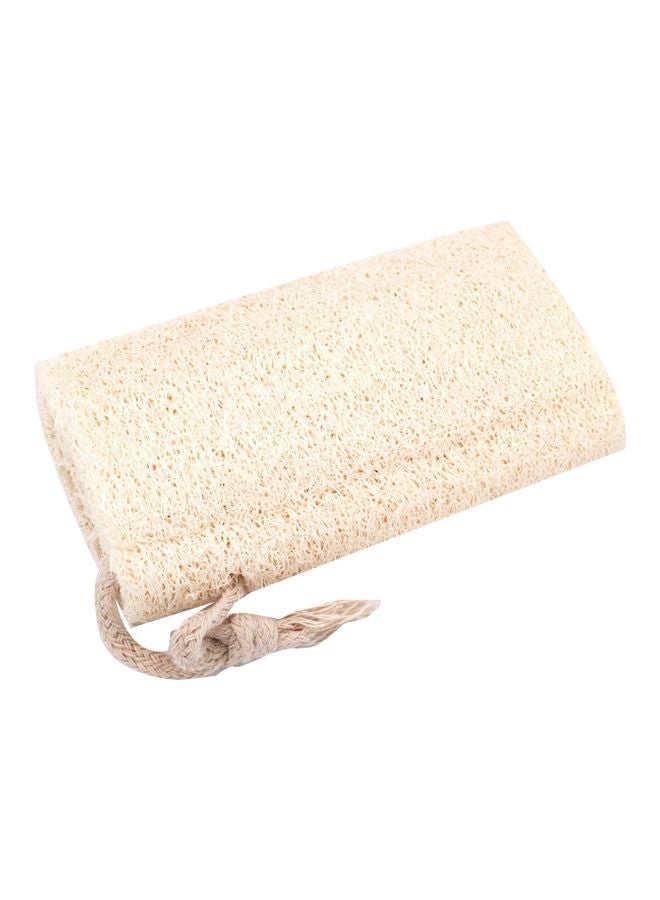 Natural Loofah Sponge Beige 12.5cm