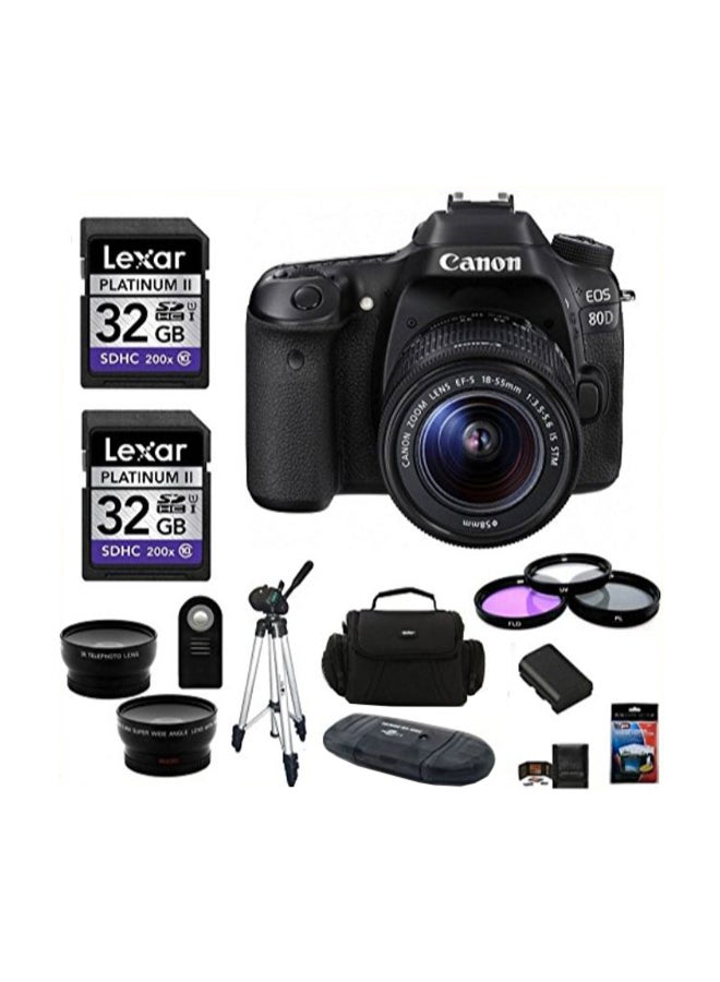 Canon - EOS 80D DSLR Camera With 18-55mm Lens With Accessories - Image 1
