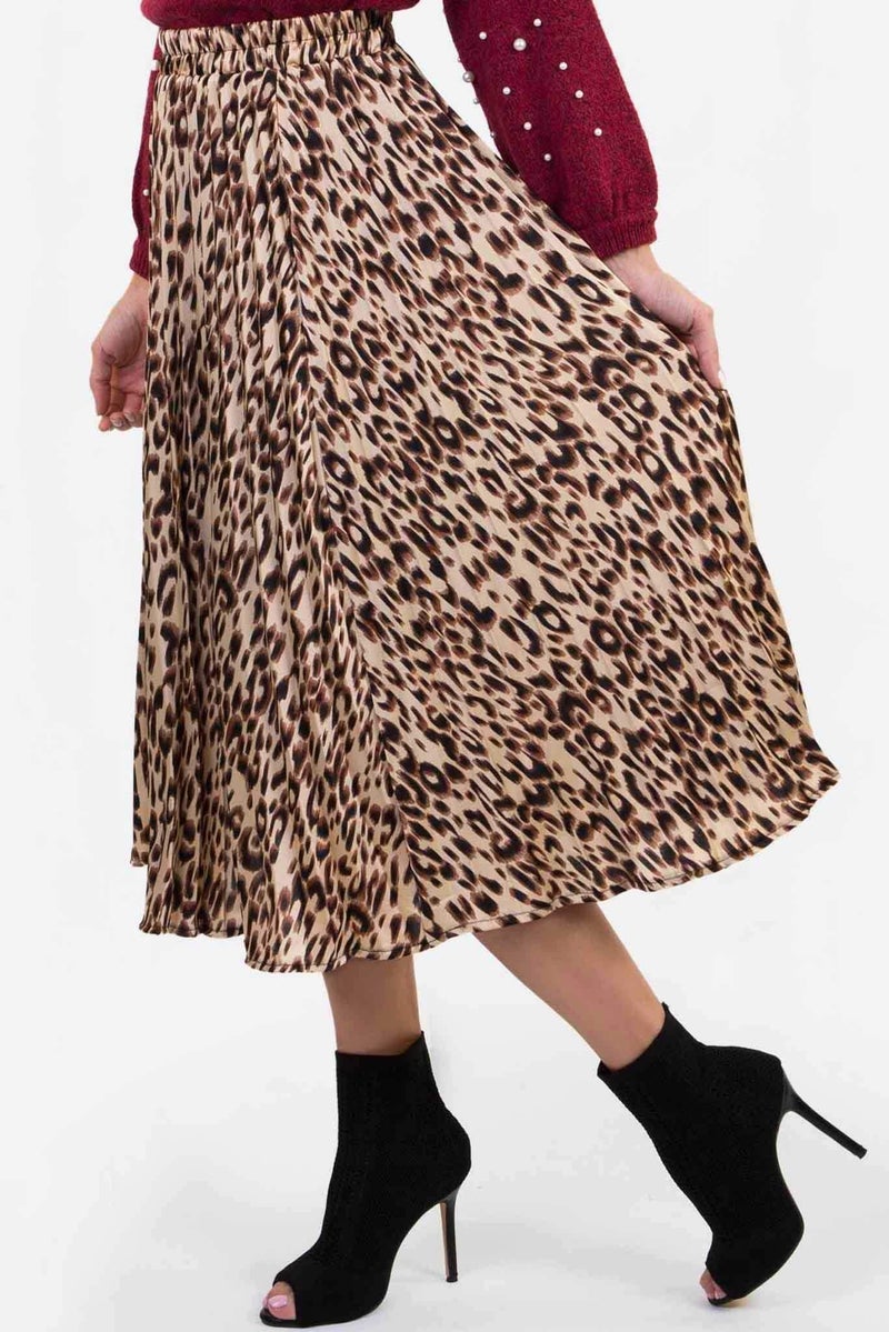 Raw Orange - Pleated Skirt Multicolour - Image 1