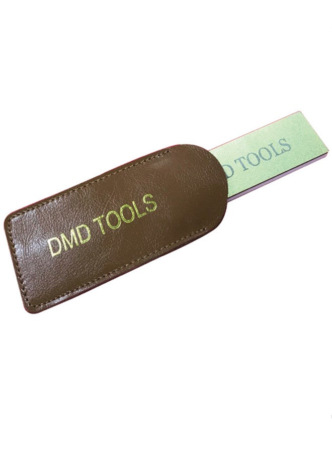 Double-Sided Diamond Whetstone Mini knife Sharpener Brown/White 16x2x6centimeter  - Image 2