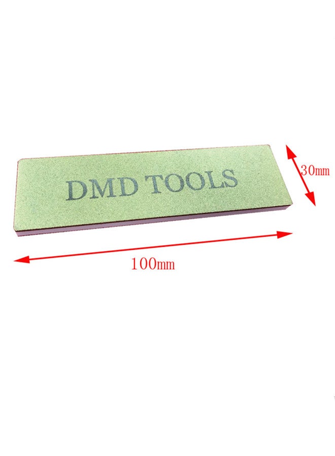 Double-Sided Diamond Whetstone Mini knife Sharpener Brown/White 16x2x6centimeter  - Image 3