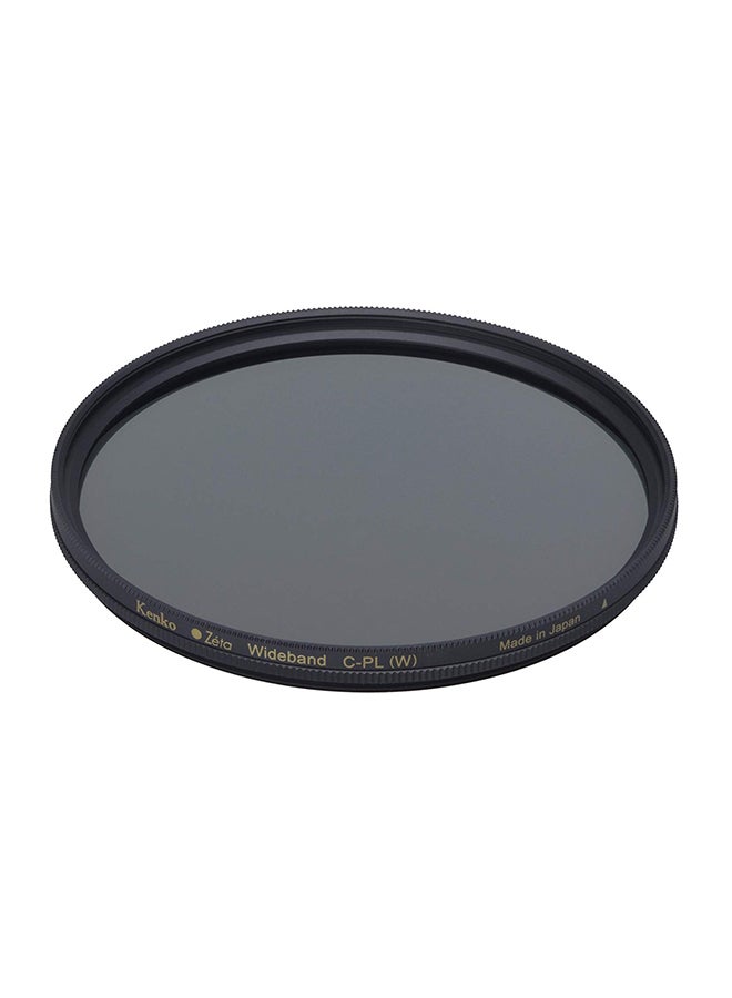 Kenko - Zeta C-PL Wideband ZR-Coated Slim Frame Camera Lens Filter Black/Grey - Image 1